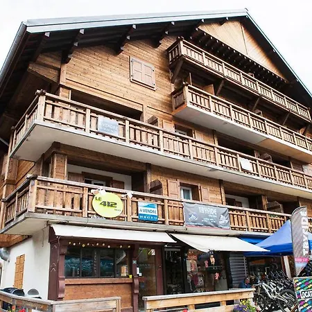 Ferienwohnung Les Azalees 6 Les Gets Exterior foto